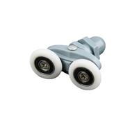 Shower Door Rollers 8pcs Double Twin Shower Door Rollers Wheels Runners Pulley Pulleys 19/23/25/26/27mm(27mm)