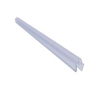 Shower Door Seal Strip, Clear Shower Screen Seal Strip 2pcs 6-12mm 50cm Water Deflector Rubber(6mm)