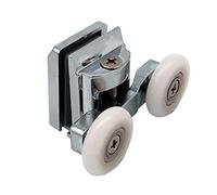 Shower Door Wheels | 20mm, 23mm or 25mm | Uppers or Lowers | Double Twin Shower Door Rollers Runners | ROLL011 (Upper Wheel (25mm))