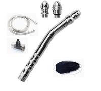 Shower Douche Nozzle Shower Enema Douche Cleansing System, Nozzle Shower Attachments Kits, Handheld Water Shower Nozzle Anal Rinse Vaginal Cleaning Kit