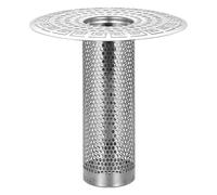 Shower Drain Catcher - Tub Hair Filter, Bathroom Strainer Tool | Stainless Steel Protector, Solid Water Flow Guard, Hygiene Maintenance Device, Practical Hair Management Accessory for Bathroom