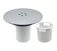 Shower Drain Cover, Chrome Shower Trap Cover Replacement, 90mm / 115mm Shower Plughole Cover, Removable Top Shower Waste Cover, Shower Tray Plug Hole Cover, Shower Tray Drain Cover Fast Flow