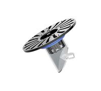 Shower Drain Cover - Chromed Polymer Drain, Shower Trap Stopper, Replacement for Old Showers Plug, Plughole Cover, Hair Catcher Insert, Fast Flow Drains | Bathroom Showers Floor Use