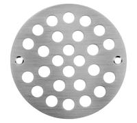 Shower Drain Cover Round, Shower Drain Cover, 4 Inch Round Screw-in Stainless Steel Covers Replacement Floor Drainer Grate for Bathroom Kitchen