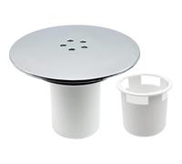 Shower Drain Cover, Shower Trap Cover Replacement, 90mm / 115mm Shower Plughole Cover, Shower Waste Trap Cover, Shower Tray Plug Hole Cover Chrome, Sh