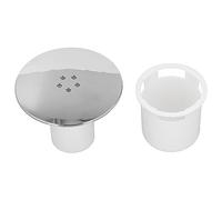 Shower Drain Cover, Shower Trap Cover Waste Trap Plug Hole Cover Replacement Chromate Treatment Fast for Shower Drain