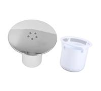 Shower Drain Cover,Tray Waste Trap Plug Hole Cover,Replacement Chromate Treatment Fast Flow