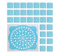 Shower Drain Hair Catcher - 30 Pieces Fine Mesh Sticker Non-Woven Fabric Glued 15 x 15 cm Bathroom Apartment Rental House Kitchen Floor Dorm Filter Accessories Disposable Cover