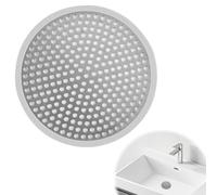 Shower Drain Hair Catcher and Strainer, Rust-Proof Stainless Steel and Silicone Construction, Shower Drain Cover Replacement, Plug Hole Hair Catcher, Fits Standard Shower Drains 120mm