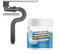 Shower Drain Hair Remover, Drain Clog Solvent | Sinks and Draines Cleaner Powder | Non-Corrosive to Unlocking Blocking Shower Pipe with Foaming Fast Action Cleaning Solver