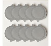 Shower Drain Hair Trap Stickers - Adhesive Sewer Mesh Cover, 10 Pcs 3.9" Round Drain Protector, Easy to Place Hair Catcher Mesh Filter, Perfect for Bathroom, Kitchen, Bathtub, Restaurant**