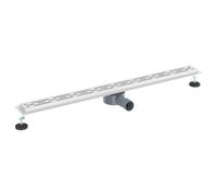Shower Drain Black 100cm Stainless Steel 304 Rectangular Linear 360° Siphon Trim