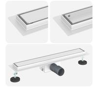 Shower Drain Height Adjustable Stainless Steel 304 Modern Plumbing vidaXL