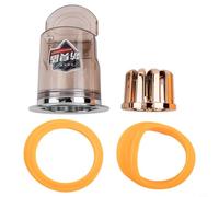 Shower Drainer Floor Drain with Gravity 90° Opening, Removable Hair Trap for Fast Drainage, Compatible with DN40/DN50 Pipes, ABS+PC Construction