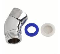 Shower Elbow Adapter G1/2 Brass Chrome Angle Connector for Wall Mount Hand Shower Head Extension Arm Fitting UK