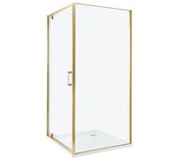 Shower Enclosure DARLI 900 x 900 x 1850 mm Gold