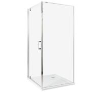 Shower Enclosure DARLI 900 x 900 x 1850 mm Silver