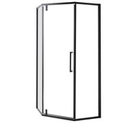 Shower Enclosure TOCANTINS 900 x 900 x 1900 mm Black