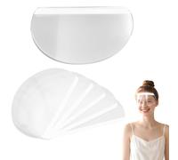 Shower Eye Shield for Face Protection - 50PCS Eye Shield After Cataract Surgery - Disposable Shampoo Shield for Adults and Kids - Clear Face Visor for Surgery Recovery, Haircut & Eyelash Extensions