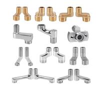 Shower Faucet Accessories: Extended and Thickened Elbow Bends,Curved Pipes, and Joints for Showerheads.The Bent lingli(A1-2-4)