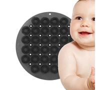 Shower Feet Scrubber Mat - Feet Massage Tool | with Suction Cups Silicone Shower Foot Scrub Mat Massager | for Dead Skin, Back, Men, Women, Child, Mother, Family, Seniors, Pregnant
