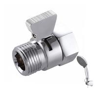 Shower Flow Control Shower Flow Restrictor Stainless Steel Water Saving Controller with On/Off Switch Adjustable Regulator for High Pressure Shower Head Hand Spray
