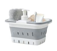 Shower | Foldable Bath with Handle - Portable Shower Organizer, Caravan Home Dormitory Camping University Apartment Adult Child, grey, Se référer au descriptif, Refer to description