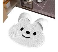 Shower Foot and Back Scrubber | Rabbit Shape Foot Scrubber Mat | Foot Massage Mat Non-slip Mat for Exfoliation and Relaxation of Body and Arms