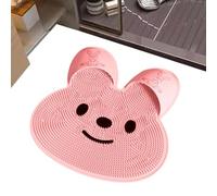 Shower Foot & Back Probe - Non-slip Silicone Bath Mat with Massage Bristles for | Cushion Brush for Body Arms, Foot Cleaning