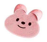 Shower Foot Cleaner, Rabbits Shape Back Scrubber Bath Massage Mat, Shape Foot Massage & Shower Mat, Back Foots Massage Pad for Body, Showering and Bathing