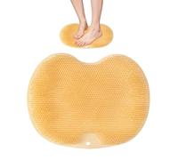 Shower Foot Massager, Portable Silicone Scrubber, Non-Slip Cleaning Pad with Bristle Design, Doormat, Spa Accessories Set with Easy Handling, Daily Accessories for Bathroom, Home, Travel, T