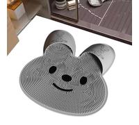 Shower Foot Massager - rabit Design Bath Pad, Back Scrub Mat, Soft Grip surfac | Deep Cleansing Silicone Texture, Stimulating Circulation For Feet, Legs, Spine While Relaxing Under Warm Water