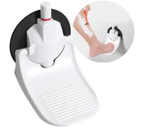 Shower Foot Rest for Shaving Legs with Upgraded Industrial Suction Cup, Load Capacity 337 Pounds, No Drilling Non-Slip Bathroom Pedal, Pedicure Foot Rest, Shower Shaving Leg Aid, White, 2TH