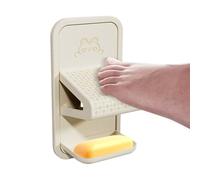 Shower Foot Rest, Mounted Shaving Stool Tray, No Drilling Step, Safe Suport for Kids Elderly Adults, Convenient Home Apartment Accessory for Grooming and Daily Hygiene