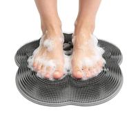 Shower Foot Scrubber,Bath Massage Cleaning,Foot Shower Scrubber Floor Mat | for Home Bathroom Dorm Spa Men Women Elderly Adults Family