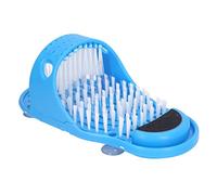 Shower Foot Scrubber for Simple Feet Cleaning Foot Washer for Shower Floor Mat with Suction Cups Removes Dead Skin Improves Relieves Pressure Blue