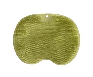 Shower Foot Scrubber Mat, Deep Cleansing Action, 20x28cm, Saker Shower Foot and Back Scrubber Massage Pad, Bath and Body Brushes, Easy to Apply, for Bathroom Floor Spa Home Travel