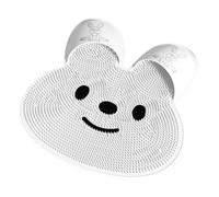 Shower Foot Scrubber Mat - Silicone Bunny Foot Mat, RABIT Shape Foot Cleaner Massager Mat | Non-Slip Back Massage Pad Foot Massage Mat for Body, Foot, Showering and Bathing, Relieve Tired Feet