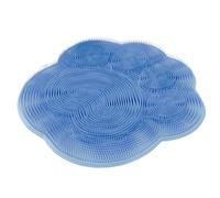 Shower Foot Scrubber Mat with Silicone Bristles, Non-Slip Suction Cup Brush for Back, Elbows, Heels, Deep Cleaning and Dead Skin Remover for Bathroom Spa Foots Care & Daily Hygiene