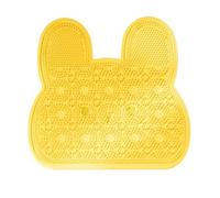 Shower Foot Scrubber | Non-Slip Bunny Suction Cup | Silicone Foot Scrubber Back Washer for Shower | for Massage Cleaning Men Women Elderly Kids Home Bath Tub Floor Apartment | Gentle and R