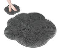 Shower Foot Scrubber Pad, Foot Scrubber in Shower Silicone, Efficient Cleaner, Dead Skin Remover Scrub Washer with Non-Slip Suction Cup for Upper Body