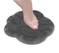 Shower Foot Scrubber Pad - Silicone Foot and Back Brush,Cleaner Dead Skin Remover with Non-Slip Suction Cup Scrub for Elbows and Heels