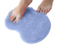 Shower Foot Scrubber - Silicone Shower Foot Scrubber Mat,Foot Spa Brush for Cleaning & Exfoliating Your Feet No Bend,Great for Shower or Bathtub