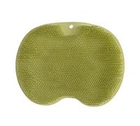 Shower Foot Scrubber, Slip Resistant Silicone Mat, Cleansing Foot Massage Pad, Soft Bristle Flexible Design, Bathtub Gym Bathroom Accessory, Home Travel Daily Pedicure Care 7.87x11.02 Inches