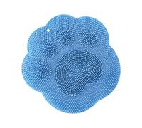Shower Foot Scrubber,Suction Cup Silicone Non-Slip | Shower Back Scrubber Cleaning Mat - for Home Bathroom Dorm Spa Men Women Elderly Adults Family