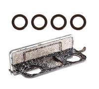 Shower Gel Bottle Rack - Hanging Dispenser Support, Bottles Racks, Strong Grip Mount Quick Drainage Open Structure Clutter Control | Suitable for Home Hotel Washroom Storing Shampoo Gels Accessories