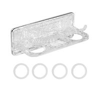 Shower Gel Bottle Rack - Hanging Dispenser Support, Bottles Racks, Strong Grip Mount Quick Drainage Open Structure Clutter Control | Suitable for Home Hotel Washroom Storing Shampoo Gels Accessories