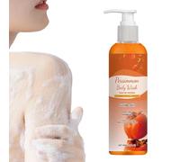 Shower Gel - Odour Neutralising Cleansing Soap - 100 ml Persimmon Shower Gel for Sensitive Skin | for Women, Men, Sensitive, Dry, Oily Skin, Home, Travel, Daily Training, Evening, So