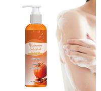 Shower Gel Scented Deodorizing Cleansing Soap | 100ml Persimmon Shower Gel for Sensitive Skin for Dry Oily Sensitive Adults Women Seniors Home Travel Daily Gym Workout