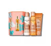 Shower Gift Set Sanctuary Spa Signature Collection Body Wash Scrub Lotion 3pcs